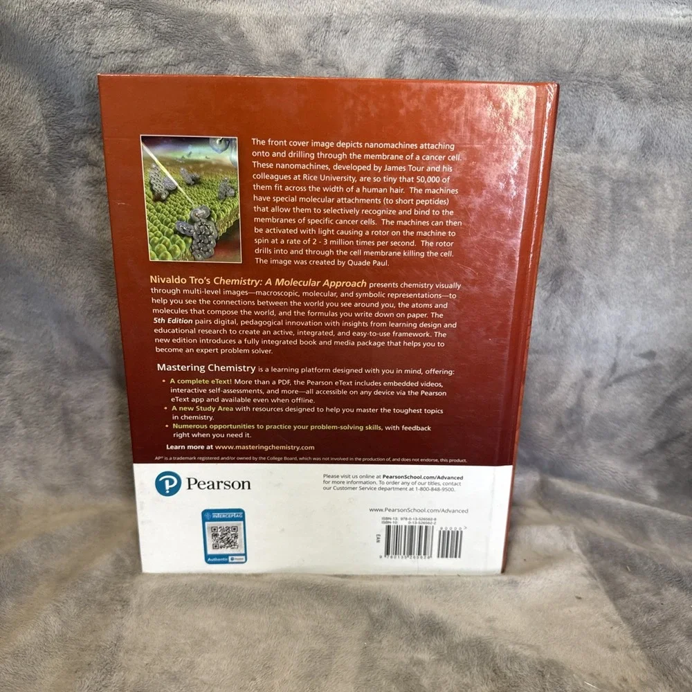 Chemistry A Molecular Approach 5th Edition AP Edition - Hardcover, by Tro